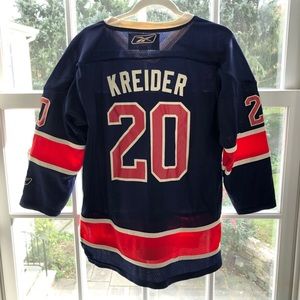 NY Rangers Authentic Jersey Reebok Youth L/XL